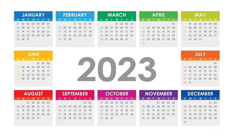 fechas importantes calendario 2023