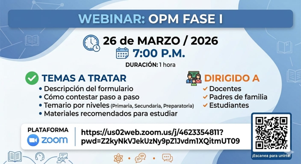 Webinar OPM 2026 – Fase I